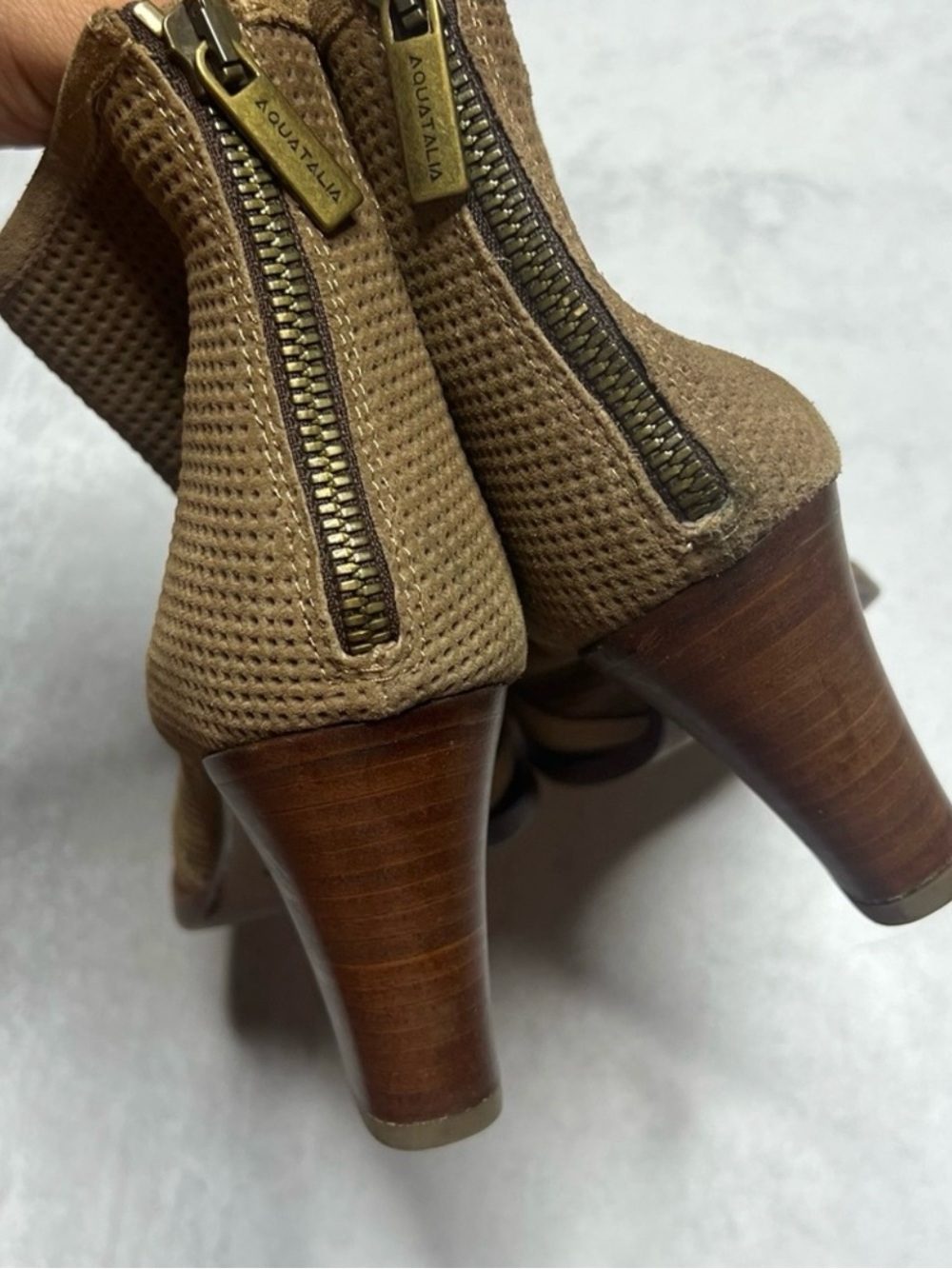 Aquatalia Faris Leather Ankle Boots - Picture 4 of 6